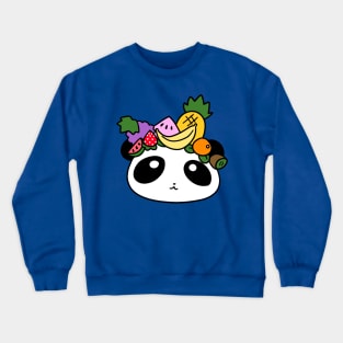 Fruit Panda Face Crewneck Sweatshirt